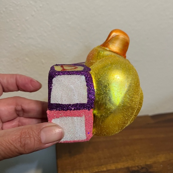 Sparkle Bright by Radko Glass Duck Ornament - Picture 9 of 10